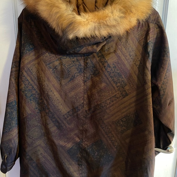Vintage Forecaster of Boston Parka Coat Genuine Fox Fur Hood - Picture 3 of 10